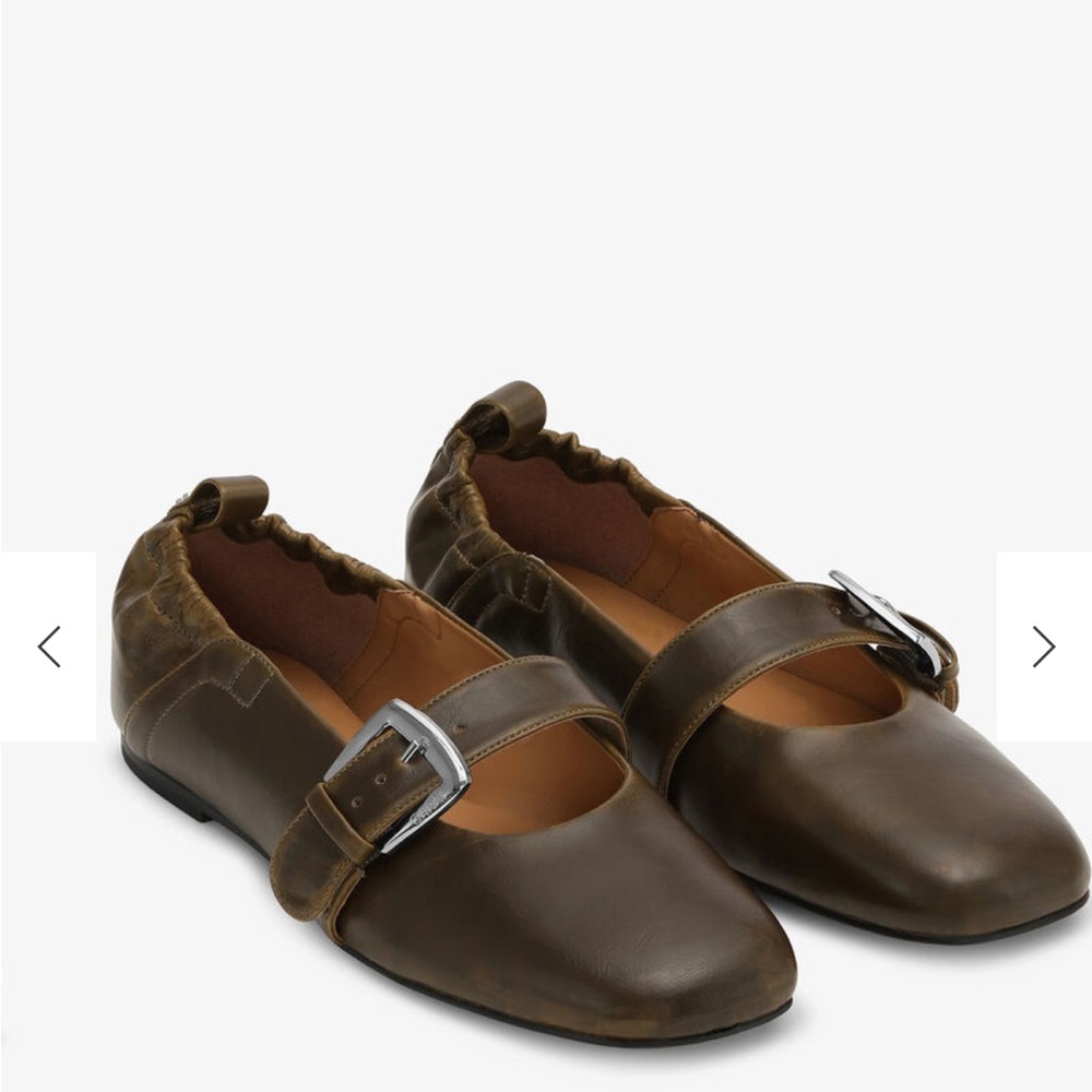 GANNI Buttterfly Ballerinas